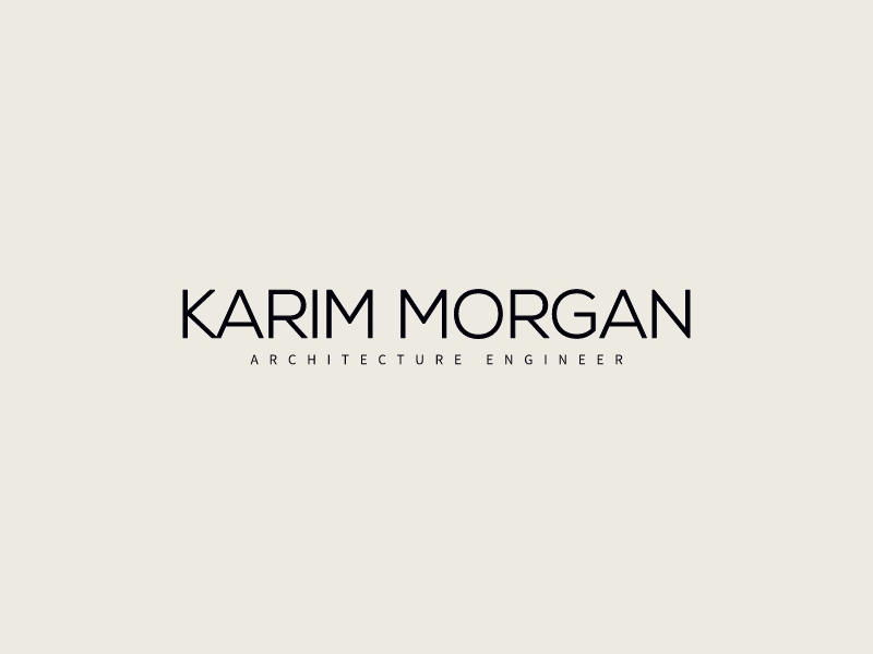 KARIM MORGAN logo design